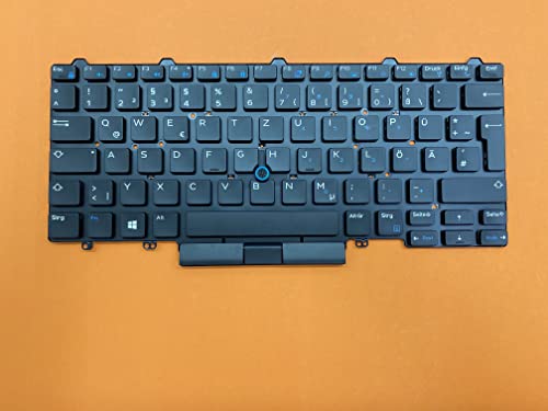 THT Protek DEUTSCHE-Tastatur Keyboard Beleuchtung kompatibel für Dell Latitude 14 (E7470-FFDD3) Cover