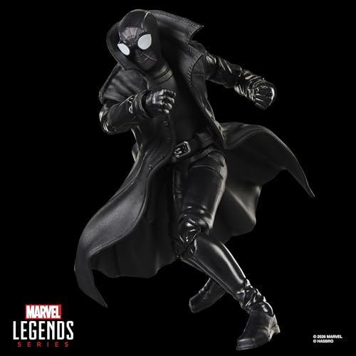 Image of Marvel Legends Series Spider-Man Noir, Retro Cardback Spider-Man Comics Collectible 6-Inch Scale Action Figure (Amazon Exclusive)