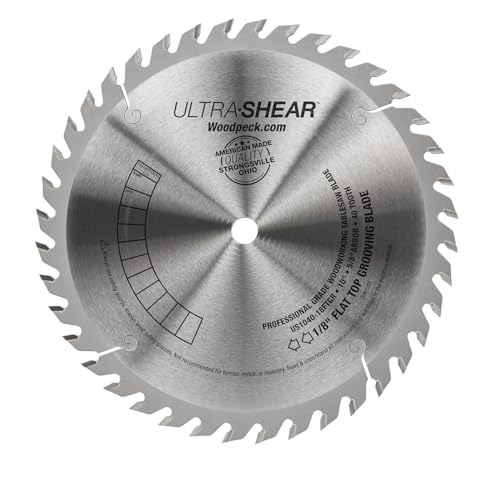 Ultra-Shear 10 Inch Flat-Top Grooving Table Saw Blade
