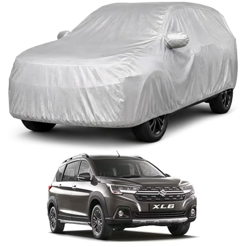Image of Autofact Car Body Cover Compatible with XL6 2019-2025 | Custom Fit Car Cover | 100% Water-Resistant| Triple-Stitched Lightweight Fabric | Dustproof | Indoor & Outdoor Use | Elastic Bottom