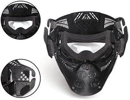 Masque Tactique WoSporT Transformers – Maille Acier, Respirant, Résistance 700 FPS, Pour Airsoft Et Paintball