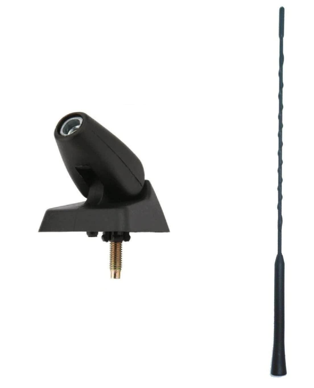 Antenne et base compatibles avec Peugeot 106 206 306 405 406 806 Expert Partner 40,6 cm