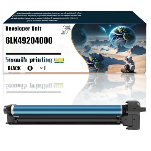 Replacement Parts Developer Unit 6LK49204000 Compatible with Toshiba E Studio 2000AC 2010AC 2500AC 2510AC Printers, Contains Chip and Clear Printing (1 Pack Black)