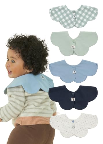 Image of Konny Baby Bib 3/5/7-Pack Set, 360 ​​° Rotate, Soft and Absorbent Drooling for Toddler Boys Girls Baby Essentials