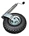 Liberty Leisure 48mm Pneumatic Jockey Wheel for Caravans & Trailers - Heavy Duty Replacement Jockey Wheel for Caravan & Trailer Use - 150kg Max Load
