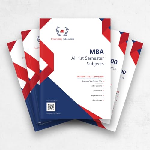 MBA 1st Semester IGNOU Interactive Study Guides Combo (Set of 7 b...