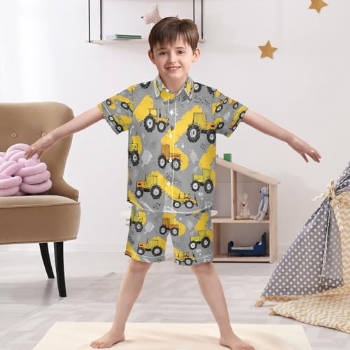 Image of Boccsty Ice Cream Drip Boy Summer Shorts Sets Hawaiian Toddler Boys T-Shirt & Pants 2 Pcs 3T-10T
