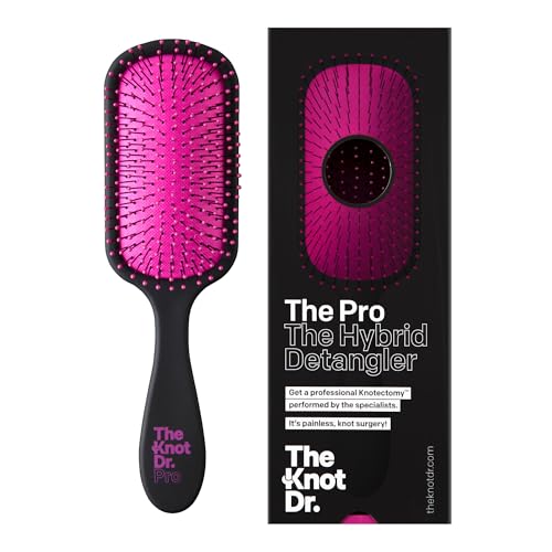 The Knot Dr. The Pro Brush Fushia brosse cheveux fins épais et bouclés