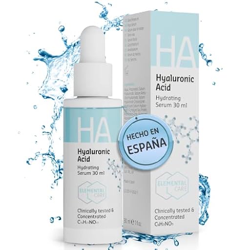 Elemental Care Sérum Facial con Ácido Hialurónico Puro y Proteínas Vegetales 30ml – Hidratación Profunda y Luminosidad – Piel Joven, Suave y Radiante – Rostro y Contorno de Ojos | Ya disponible en tu tienda friki favorita! En mundofriki.es! Elemental Care Sérum Facial con Ácido Hialurónico Puro y Proteínas Vegetales 30ml – Hidratación Profunda y Luminosidad – Piel Joven, Suave y Radiante – Rostro y Contorno de Ojos | Ya disponible en tu tienda friki favorita! En mundofriki.es!