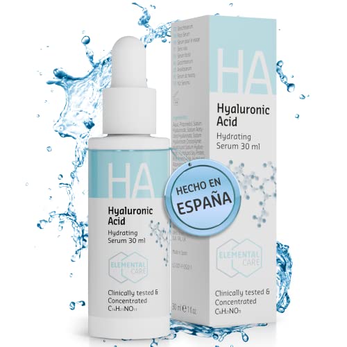Elemental Care Sérum Facial con Ácido Hialurónico Puro y