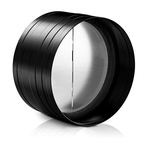 HG Power Válvula Antirretorno DN 150 mm con Compuerta Antirretorno, Flujo Unidireccional con solapas de aluminio de goma sellada, Acero Galvanizado