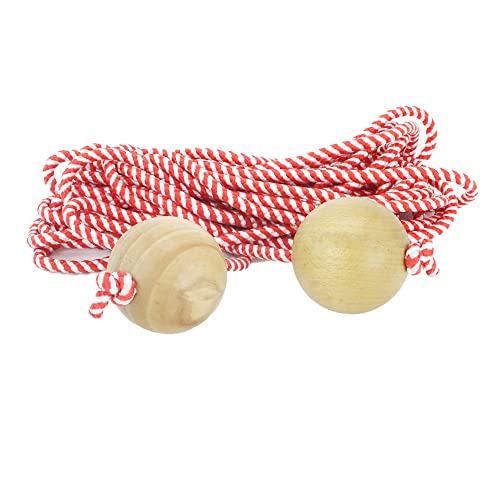 Scottchen Cornhole Game Measuring Device/Cornhole Game Set Up Assistance/Cornhole Boards Distance Setup Tool 1/4In X 9.3 Rope With 2-1/2 In Wood Balls #TOP10