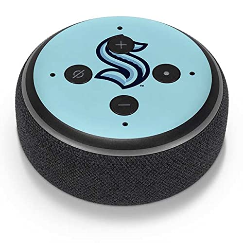 Skinit Decal Audio Skin Compatible with Amazon Echo Dot 3 - Officially Licensed NHL Seattle Kraken Logo Design