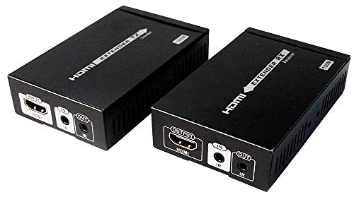PRO SIGNAL PSG3081 4K UHD HDMI over Cat5e / Cat6 HDBaseT Extender with IR, 100m, Black