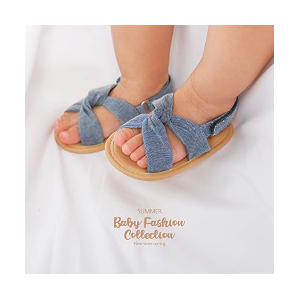 RVROVIC Baby Boys Girls Sandals Premium Infant Summer Outdoor Shoes PU Lightweight Soft Anti-Slip Sole Toddler Prewalker