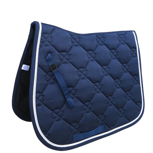 QUXVUIS Juego de mantillas de malla de gama para equitación: mantilla multiusos de poliéster para carreras y deportes ecuestres. Mantilla de Para doma clásica. , azul