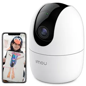 Imou 3MP Smart CCTV Security WiFi Camera for Home, 360 Coverage, AI Human Detection, Siren Alarm, Night Vision 10M, 2-Way Talk, Supports 256GB SD Card, WiFi & Ethernet Connection