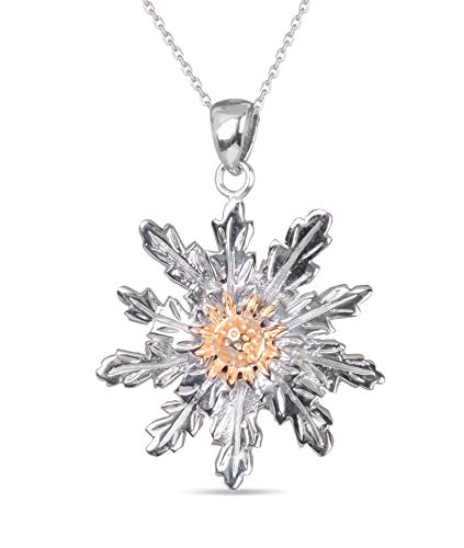 Preisvergleich Produktbild Talisman Schmuck Anhänger Eguzkilore Silber vergoldet mit Kette