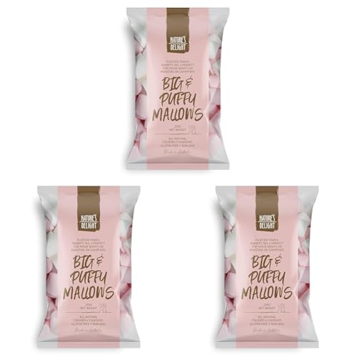 Natures Delight Big and Puffy Marshmallows 200g (Pack of 3)