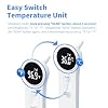 Boncare Ear and Forehead Thermometer, 2X Accuracy Infrared Digital Thermometer for Adults and Kids, 1 Second Reading, No Touch Baby with Fever Alarm