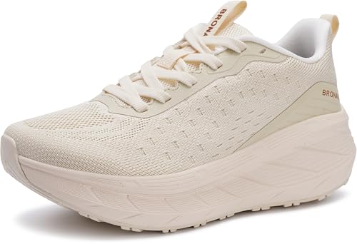 BRONAX Womens Wide Toe Box Tennis Sneakers Width Walking...