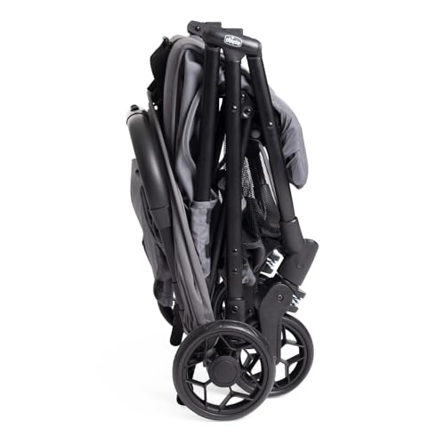 Chicco Urbino, Passeggino 0+ Mesi-22 Kg, Passeggino Leggero con Chiusura Smart e Compatta, Capotte Estensibile con Trattamenti UV50+ Antipioggia, Schienale Reclinabile, Regolabile, Poggiagambe, Grigio - 7