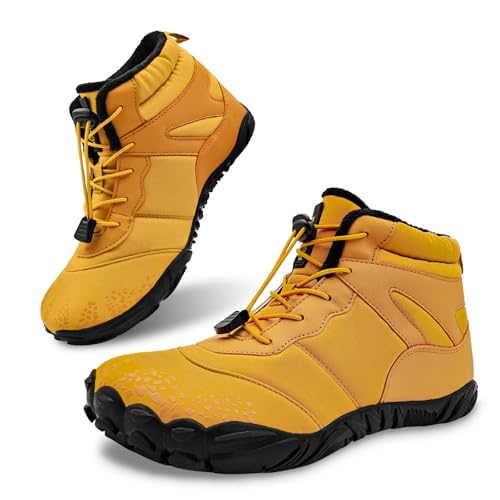 Winter Barefoot Shoes Women Hike Barefoot Footwear Men Grounded Footwear Non-Slip Sole Wide Toe Box for Hiking Trail