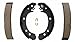 ACDelco Gold 17801B (19111194) Bonded Rear Drum Brake Shoe Set