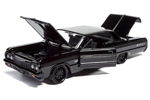 Modelo 1964 Impala Black 1:24 Diecast Motormax miniatura 3