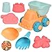KATELUO Jouet Sable, Jouet de Plage pour Enfant, Jouets de Plage, Jouet de Plage, Jouet Sable Bebe, Jouet Sable Enfant, Ensemble de Jouets de Plage pour Enfants, Jouet Sable Camion (7PCS)