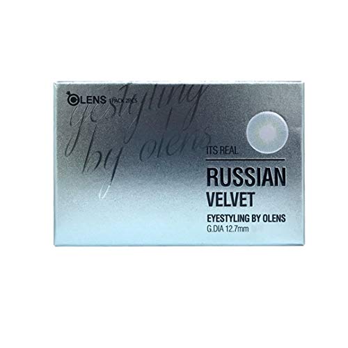 Image of OLENS Monthly Color Contact Lens - 1Month Coloured Contact Lens (Monthly Disposable / 2Pcs), Russian Velvet Blue