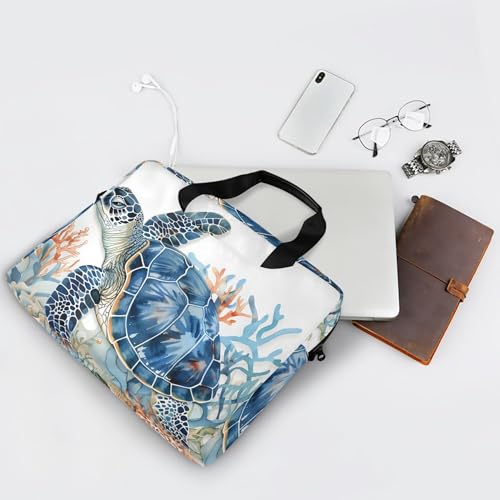 Funda para portátil ALAZA Sea Turtle, 13-15.6 pulg. miniatura 7