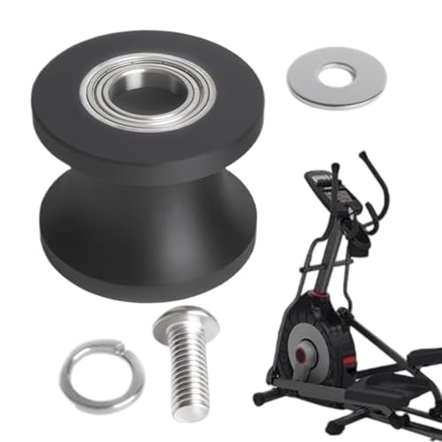 エリプティカル マシン ホイール,スムーズな事前組み立て済み部品交換 - エリプティカルトレーナー用交換用ローラー - 運動用・家庭用・ジムルーム・アパート・室内用