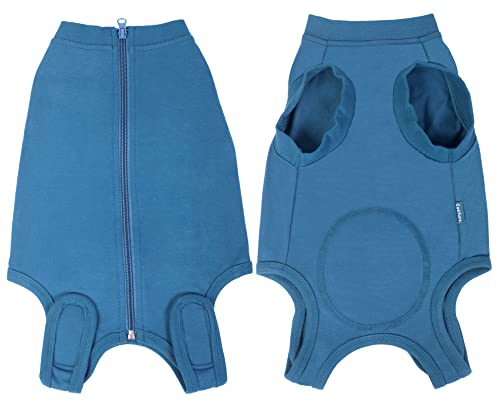 Image of Dog Surgery Recovery Suit - After Spay, Abdominal Wounds Post Surgical Recovery, Anti Licking Breathable Dog Onesies for Small, Medium & Large Pet, Alternative Bandages Cone E-Collar