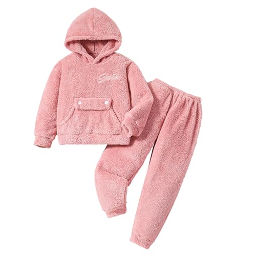 Sudaderas con capucha para niña y pantalones de chándal cómodos para diario