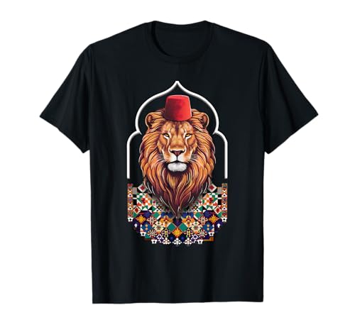 Lion of ATLAS Victorious Morocco 2025 - Camisa para hombre y mujer Camiseta