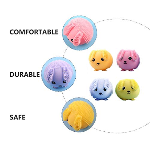 Tomaibaby Set di 4 palline a LED con coniglietti