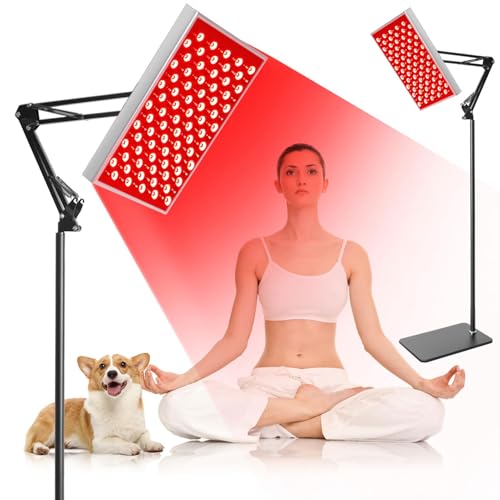 【Facile da installare e stabile】 Sono necessari facilmente 3 passaggi per installare il dispositivo abbronzante per il corpo senza alcun attrezzo aggiuntivo. La base larga e pesante da 1,2 kg rende la lampada più stabile e affidabile rispetto ai treppiedi tradizionali, quindi non devi preoccuparti di inclinarsi o cadere