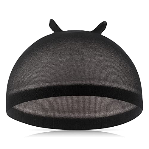 Appearanz 6 pcs Wig Caps for Women, Wig Cap for Lace Front Wig, Pack of 6 (Black)