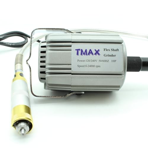 TMAX Heavy Duty Grinder Polishing Rotary Tool with Foot Pedal and Flexible Shaft