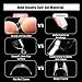 HWHUNO 480Pcs Extra Short Half Cover Almond &Tapered Square Nail Tips Gel x Clear Set,2 Shape Pre Shape XXS for Manicure Art Home DIY Salon 12Sizes