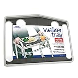 North American Health +Wellness Walker Tray, Gray, 1 Count (Pack of 1)