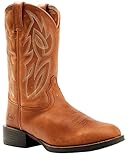 Justin Men's Rendon Sorrell Western Boot Round Toe Brown 11 D