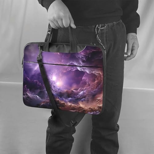 Bolso morado Galaxy para laptop 15.6 pulgadas unisex miniatura 2