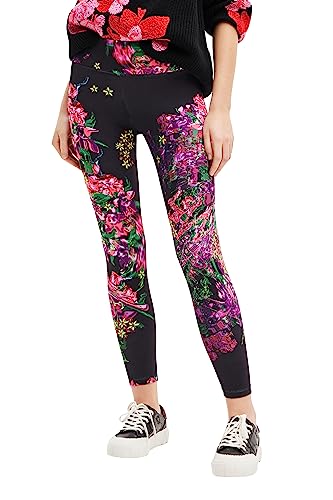 Legging fleuri Desigual pantalon décontracté femme imprimé floral