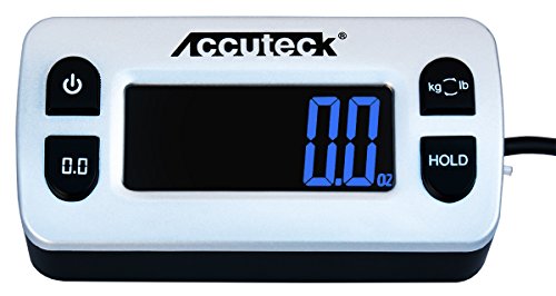 accuteck shippro 110lbs x 01 oz digital shipping postal scale black w-8580-110-black