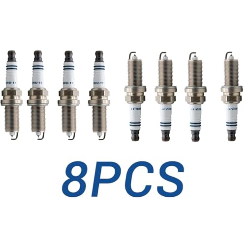 Candele Sistema di accensione 2 Pezzi Candele Sistema di accensione Candele Originali per Auto ad Alte Prestazioni Candele Iridium Power Torch con scanalatura a U