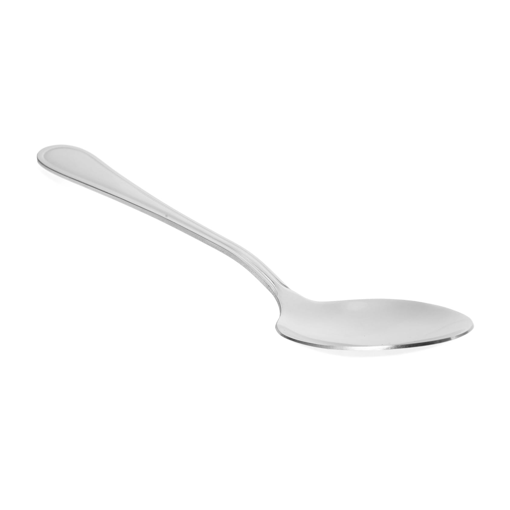 Stainless Steel Tablespoon Salad Serving Spoon Dessert Spoons Large Mixing Spoon Kitchen Scoop Dinner Table Spoon Soup Spoon Serving Spoons Kitchen Spoon Serving Utensils Silver VINTORKY