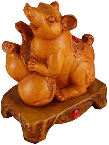 Sculpture de Souris Feng Shui pour attirer la richesse et la bonne chance
