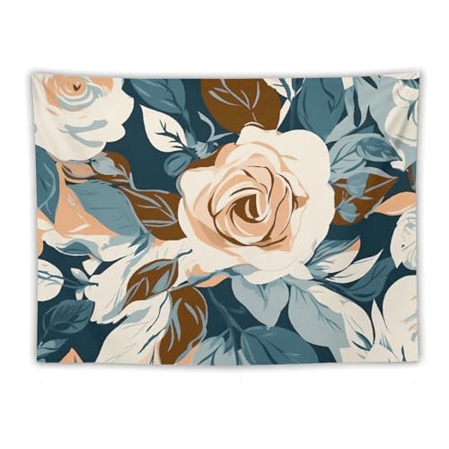 Tapisserie murale motif floral : masquez un mur blanc sans faire de travaux